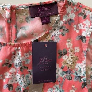 JCrew Liberty Josephine Floral sleeveless top